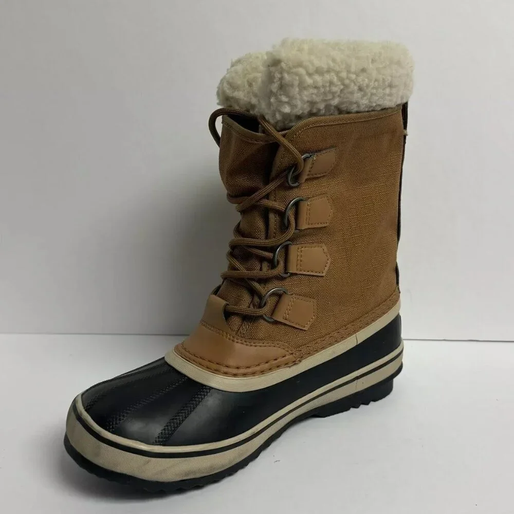 Sorel Womens Winter Carnival Waterproof Boot Brown Size 7 M
